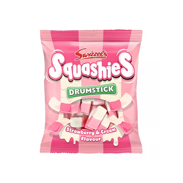 Swizzels Drumstick Squashies - Strawberry & Cream Flavour