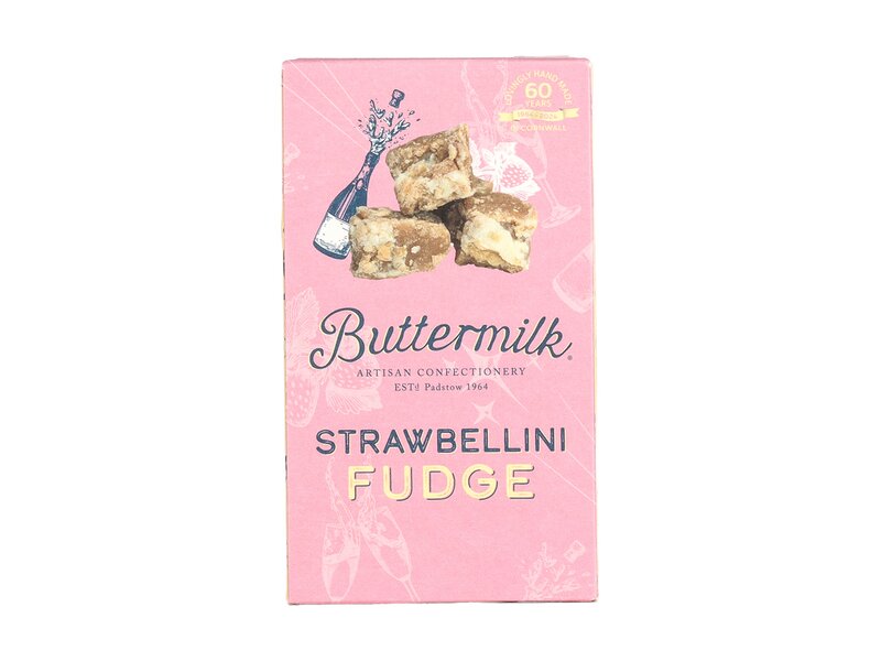 Buttermilk Crumbly Strawbellini Fudge (100g)