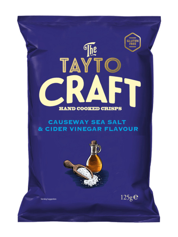 Tayto Hand Crafted Sea Salt & Cider Vinegar (125g)