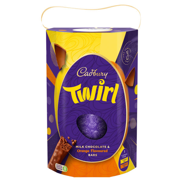 Cadbury Twirl Orange Chocolate Egg -Large(241g)
