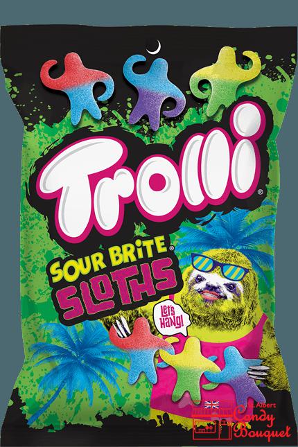 Trolli Sour Brite Sloths (120g) - Candy Bouquet of St. Albert