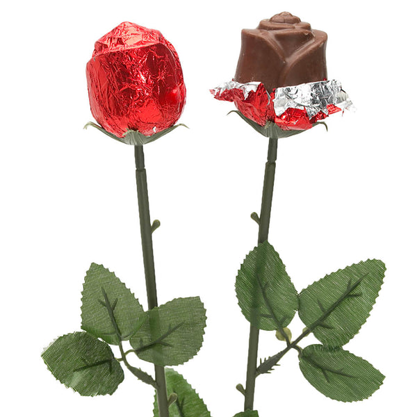 Albert Belgian Milk Chocolate Rose (18g) - Candy Bouquet of St. Albert
