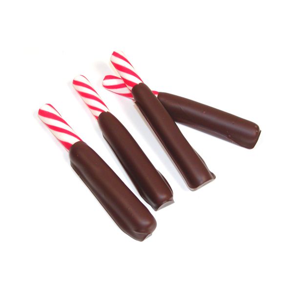 Chocolate River Candy Choc Dipped Peppermint Stick (30g) - Candy Bouquet of St. Albert