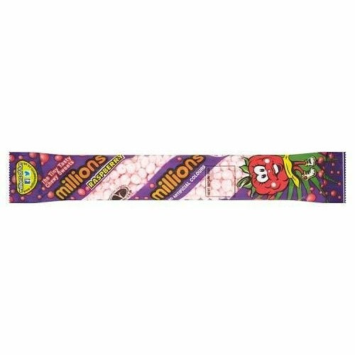 Millions Tube - Raspberry (60g) - Candy Bouquet of St. Albert