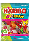Haribo Sour Sparks - (160g) - Candy Bouquet of St. Albert