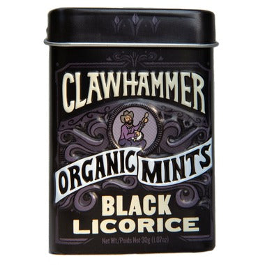 Clawhammer Organic Licorice Mints (30g) - Candy Bouquet of St. Albert