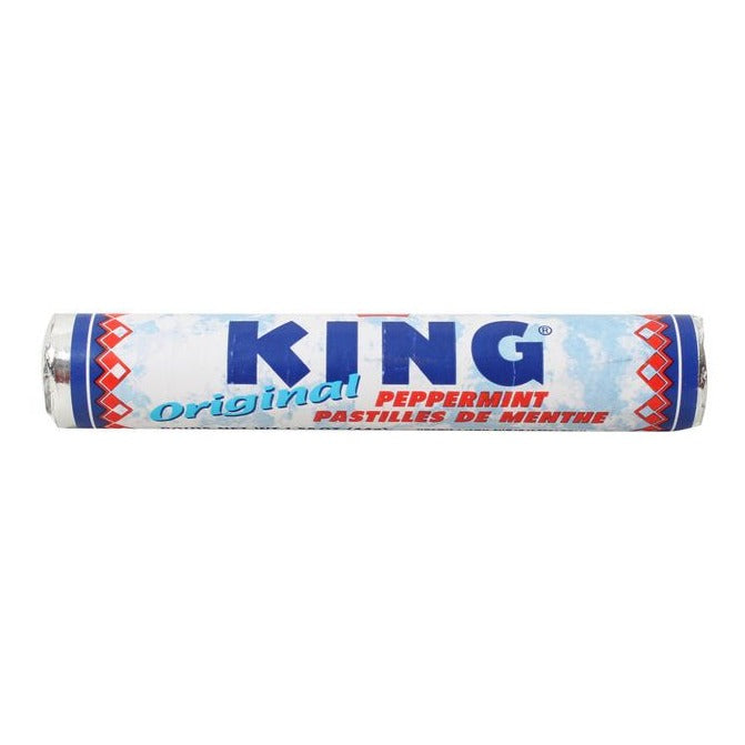 King Original Peppermint Pastilles (44g Roll) - Candy Bouquet of St. Albert