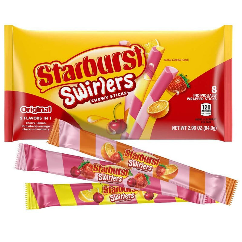 Starburst Swirlers Chewy Sticks (84g) - Candy Bouquet of St. Albert