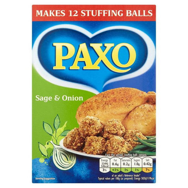 Paxo Sage and Onion - 12 Stuffing Balls (170g) BBF END MARCH 2023 - Candy Bouquet of St. Albert