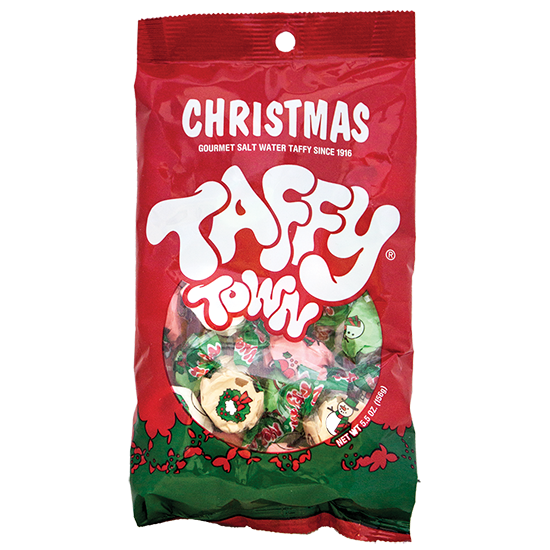 Taffy Town Christmas Taffy - 4 Flavours (156g) - Candy Bouquet of St. Albert