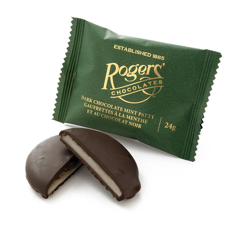 Rogers Dark Chocolate Mint Patty (24g) - Candy Bouquet of St. Albert