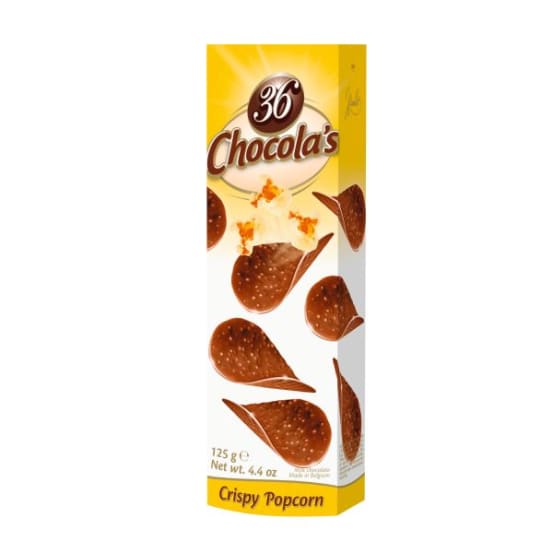 Hamlet Chocola's Milk Chocolate Popcorn Crispy Thins (125g) - Candy Bouquet of St. Albert