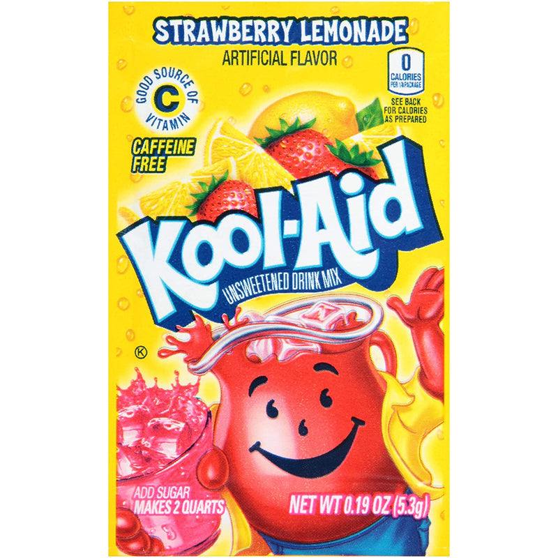 Kool-Aid Packet - Strawberry Lemonade (4.8g) - Candy Bouquet of St. Albert