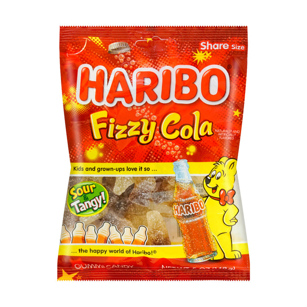 Haribo Fizzy Cola Bottles - Share Size (142g) - Candy Bouquet of St. Albert