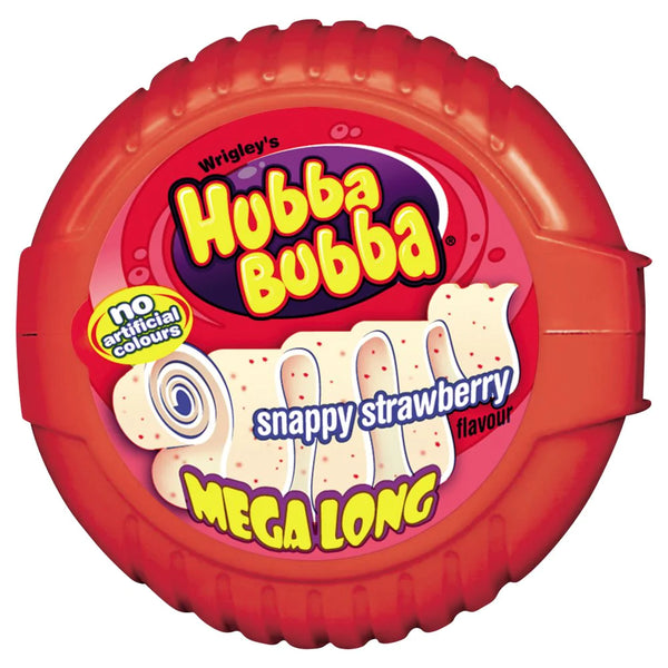 Hubba Bubba Bubble Tape - Strawberry (56g) - Candy Bouquet of St. Albert