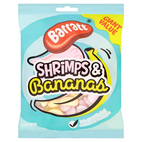 Barratt® Shrimps & Bananas - Giant Share Size (220g) - Candy Bouquet of St. Albert