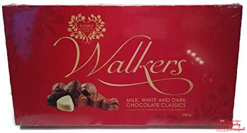 Walker's Milk, White & Dark Chocolate Gift Box (240g) - Candy Bouquet of St. Albert