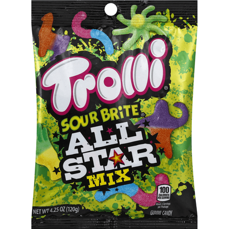 Trolli Sour Brite - All Star Mix (120g) - Candy Bouquet of St. Albert