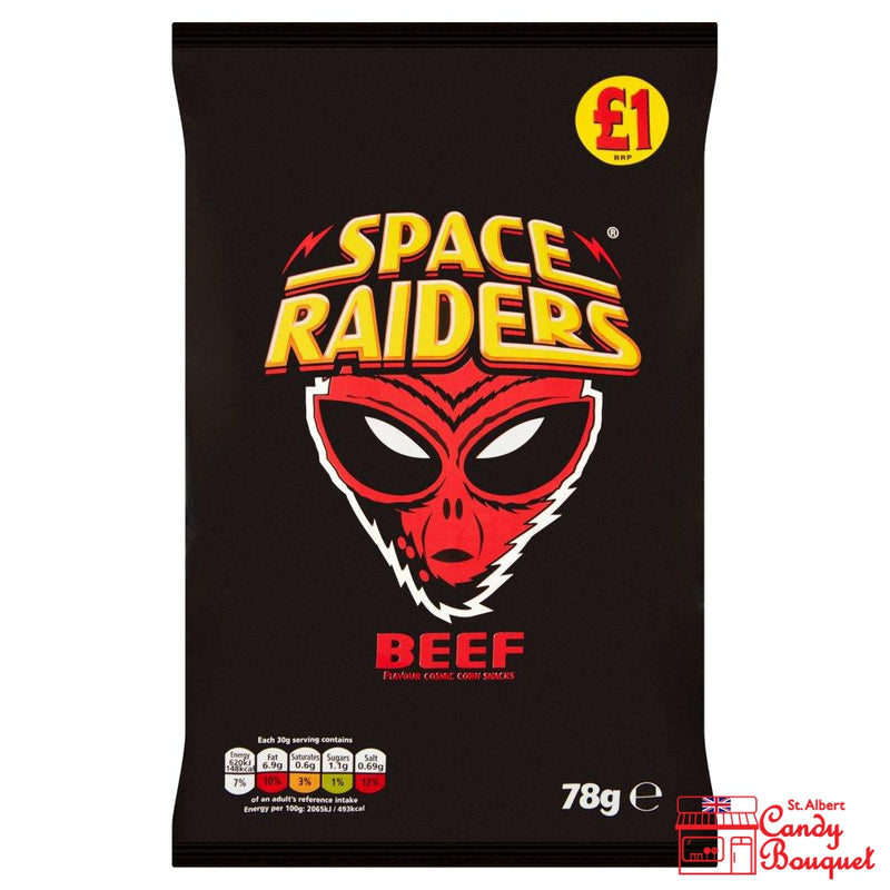 Space Raiders - Beef (78g) - Candy Bouquet of St. Albert