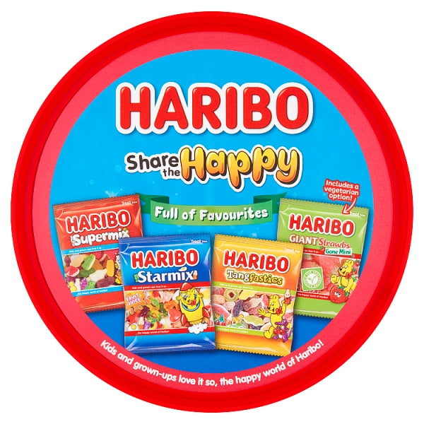 Haribo Share the Happy Tub (600g) - Candy Bouquet of St. Albert