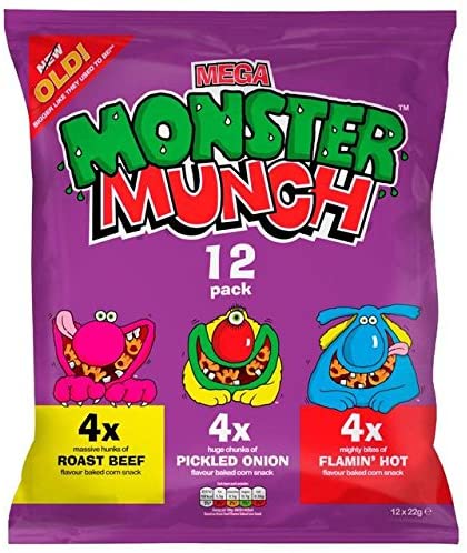 Walkers Monster Munch - Variety (12-Pack) - Candy Bouquet of St. Albert
