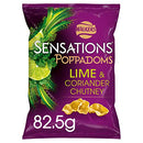 Walkers Sensations Poppadoms - Lime & Coriander Chutney (82.5g) - Candy Bouquet of St. Albert