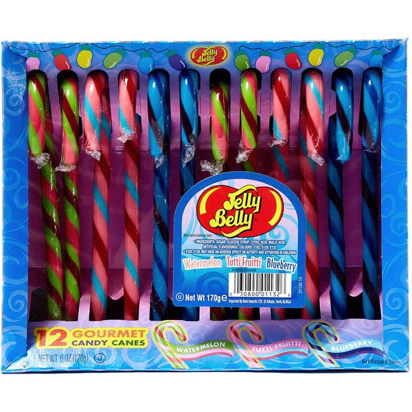 Jelly Belly Candy Canes (12 Count) - Candy Bouquet of St. Albert
