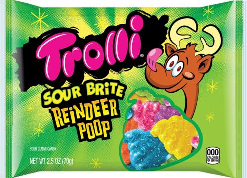 Trolli Sour Brite Gummi Reindeer Poop (71g) - Candy Bouquet of St. Albert
