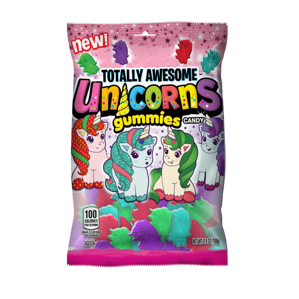 Topps Totally Awesome Unicorn Gummies (108g) - Candy Bouquet of St. Albert
