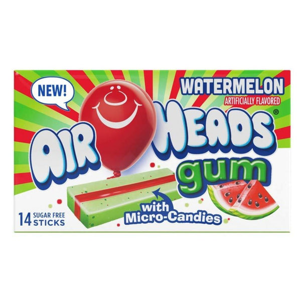 Airheads® Gum - Watermelon (14 Sticks) - Candy Bouquet of St. Albert