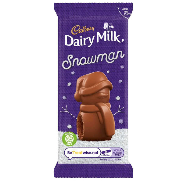 Cadbury® Dairy Milk Chocolate Mousse Snowman (30g) - Candy Bouquet of St. Albert