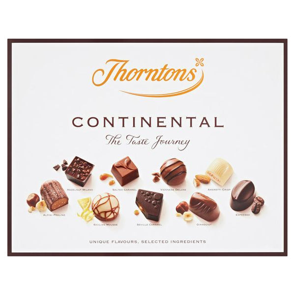 Thorntons Continental Milk, Dark & White Collection (264g) - Candy Bouquet of St. Albert