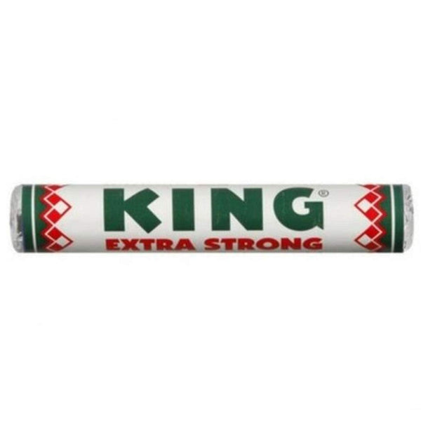 King X-Strong Original Peppermint Pastilles (44g Roll) - Candy Bouquet of St. Albert