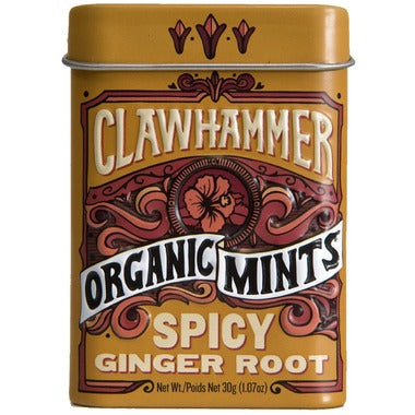 Clawhammer Organic Spicy Ginger Mints (30g) - Candy Bouquet of St. Albert