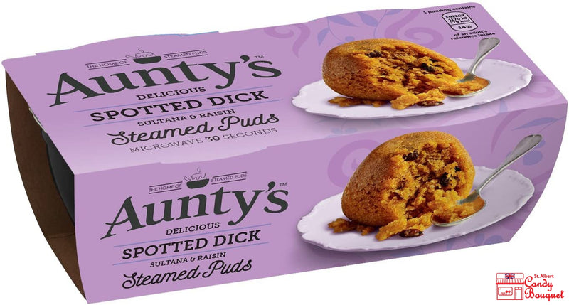 Aunty's Steamed Puds - Spotted Dick (2x95g) - Candy Bouquet of St. Albert