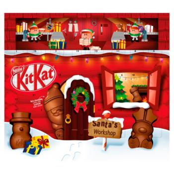 Nestlé® Kit Kat Santa Advent Calendar (216g) - Candy Bouquet of St. Albert