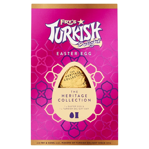 Fry's Turkish Delight Heritage Egg (161g) - Candy Bouquet of St. Albert