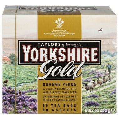 Taylors of Harrogate Yorkshire Tea - Gold (80 Bags) - Candy Bouquet of St. Albert