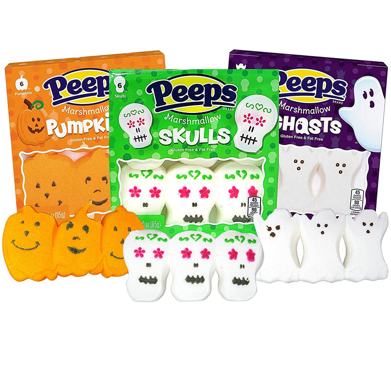 Peeps® Marshmallow 6-Pack - Ghosts (85g) - Candy Bouquet of St. Albert