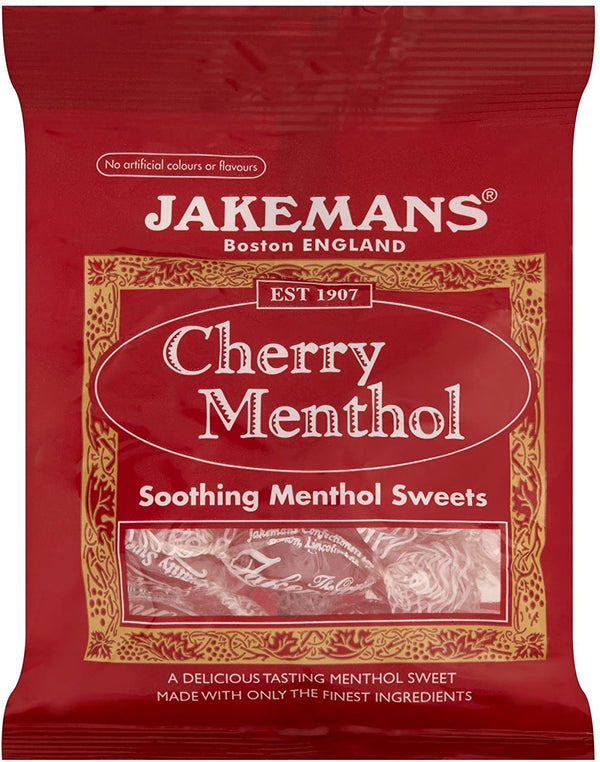 Jakemans Cherry Menthol (100g) - Candy Bouquet of St. Albert