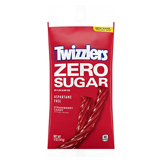 Twizzlers Twists Zero Sugar - Strawberry (141g) - Candy Bouquet of St. Albert