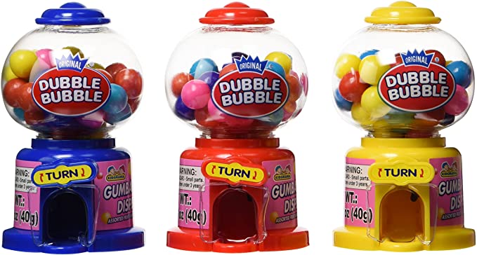 Dubble Bubble Mini Gumball Machine - Candy Bouquet of St. Albert