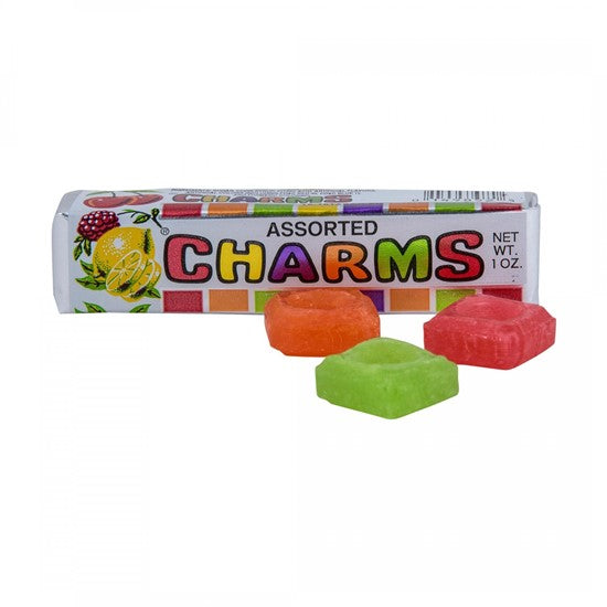 Charms Assorted Fruits Hard Candy Roll (28g) - Candy Bouquet of St. Albert