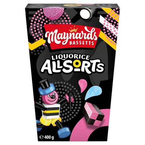 Maynards Bassetts Liquorice Allsorts - Carton (400g) - Candy Bouquet of St. Albert
