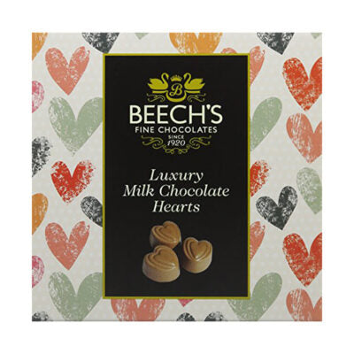 Beech's Luxury Milk Chocolate Hearts (90g) - Candy Bouquet of St. Albert