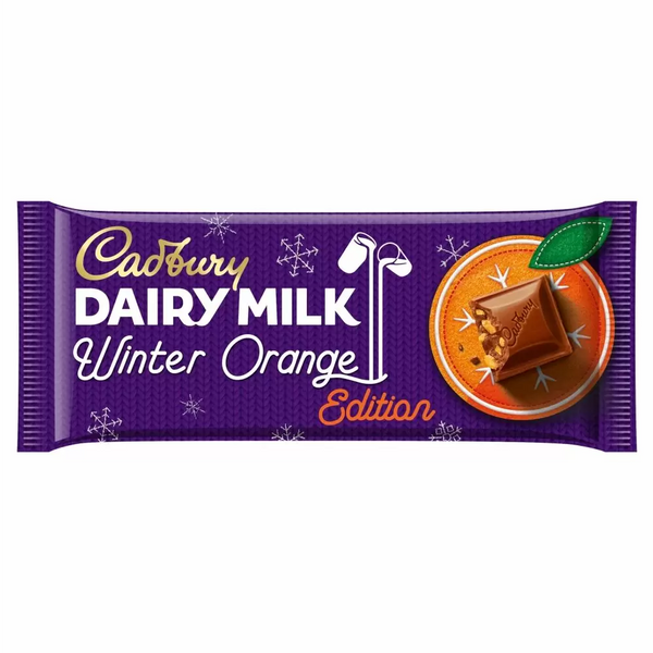 Cadbury® Dairy Milk Winter Orange Chocolate Block (95g) - Candy Bouquet of St. Albert