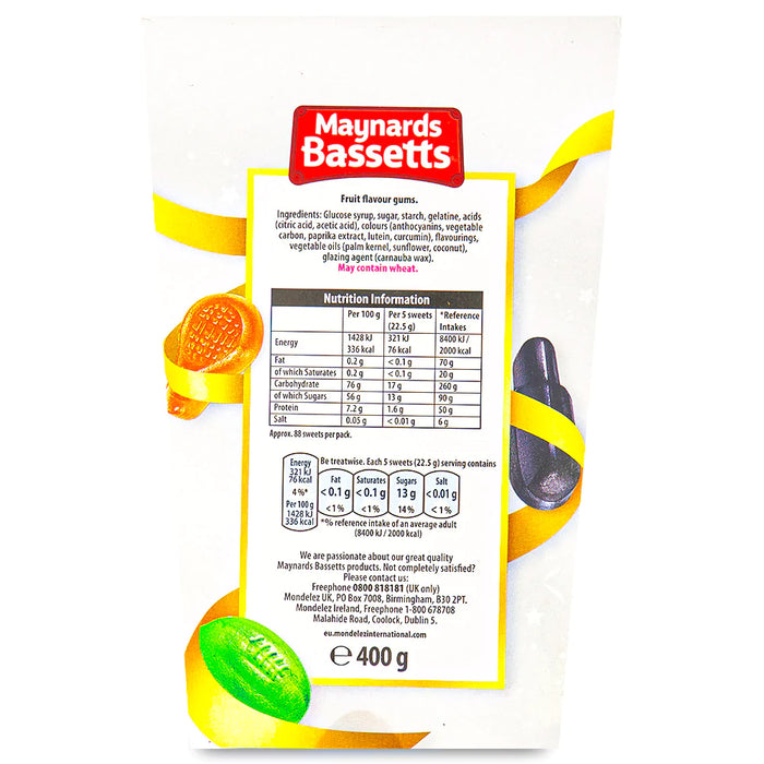 Maynards Bassetts Sports Mix - Carton (400g) - Candy Bouquet of St. Albert