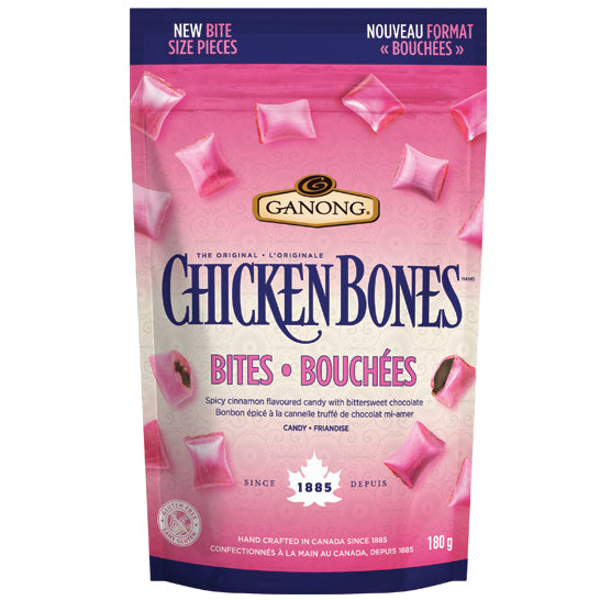 Ganong - Chicken Bones Bites (180g) - Candy Bouquet of St. Albert