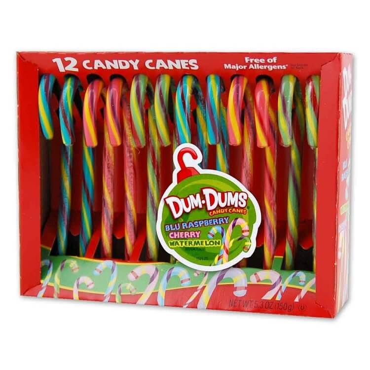 Dum-Dums Candy Canes (12 Count) - Candy Bouquet of St. Albert