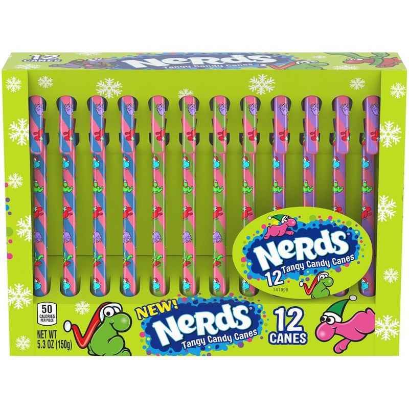 Christmas Nerds Candy Canes (12 Count) - Candy Bouquet of St. Albert